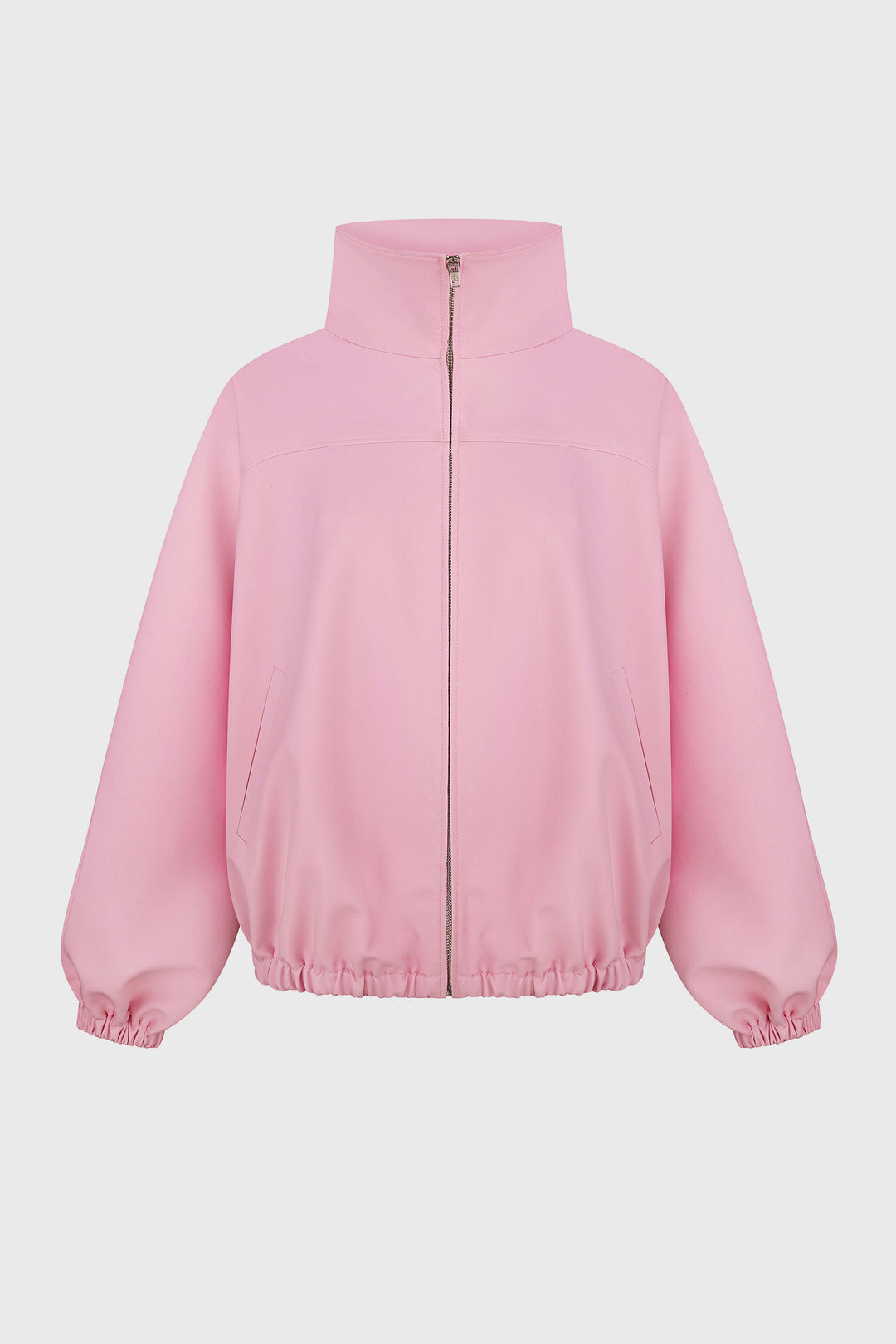 BLAIR BOMBER JACKET WITH EXTRA WIDE SLEEVES IN CANDY PINK