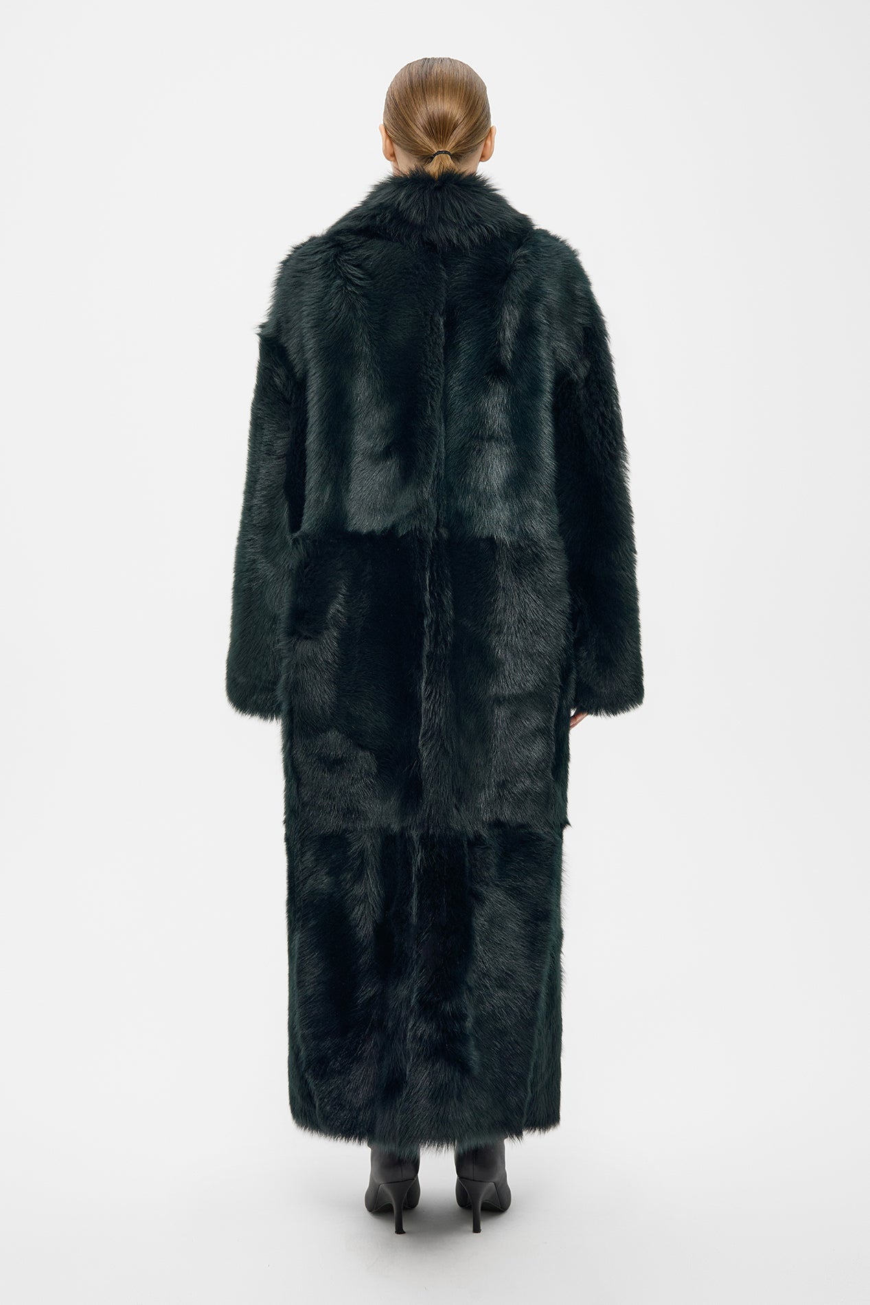 Raven Toscana green fur coat(2313/6)