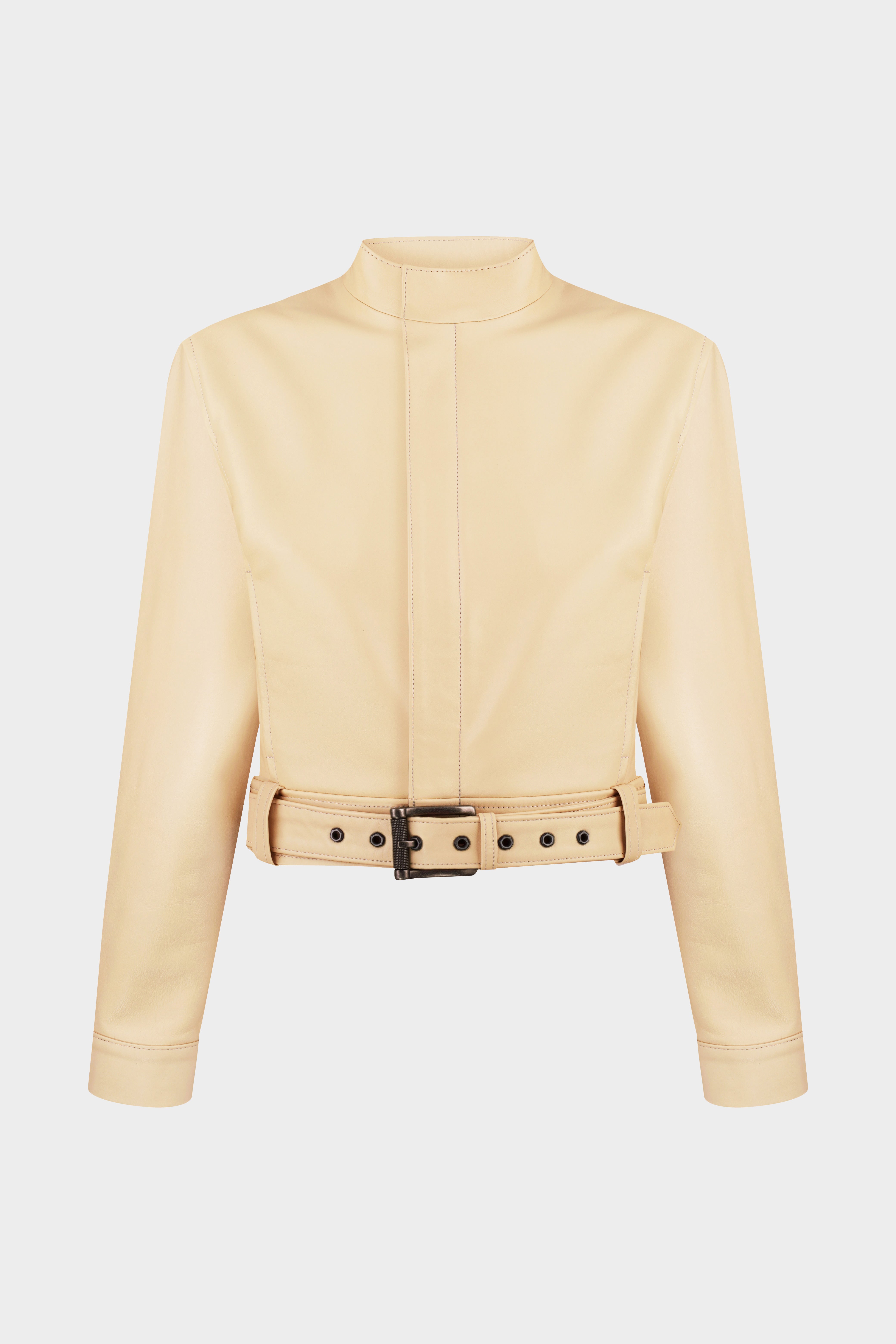 Lila moto jacket