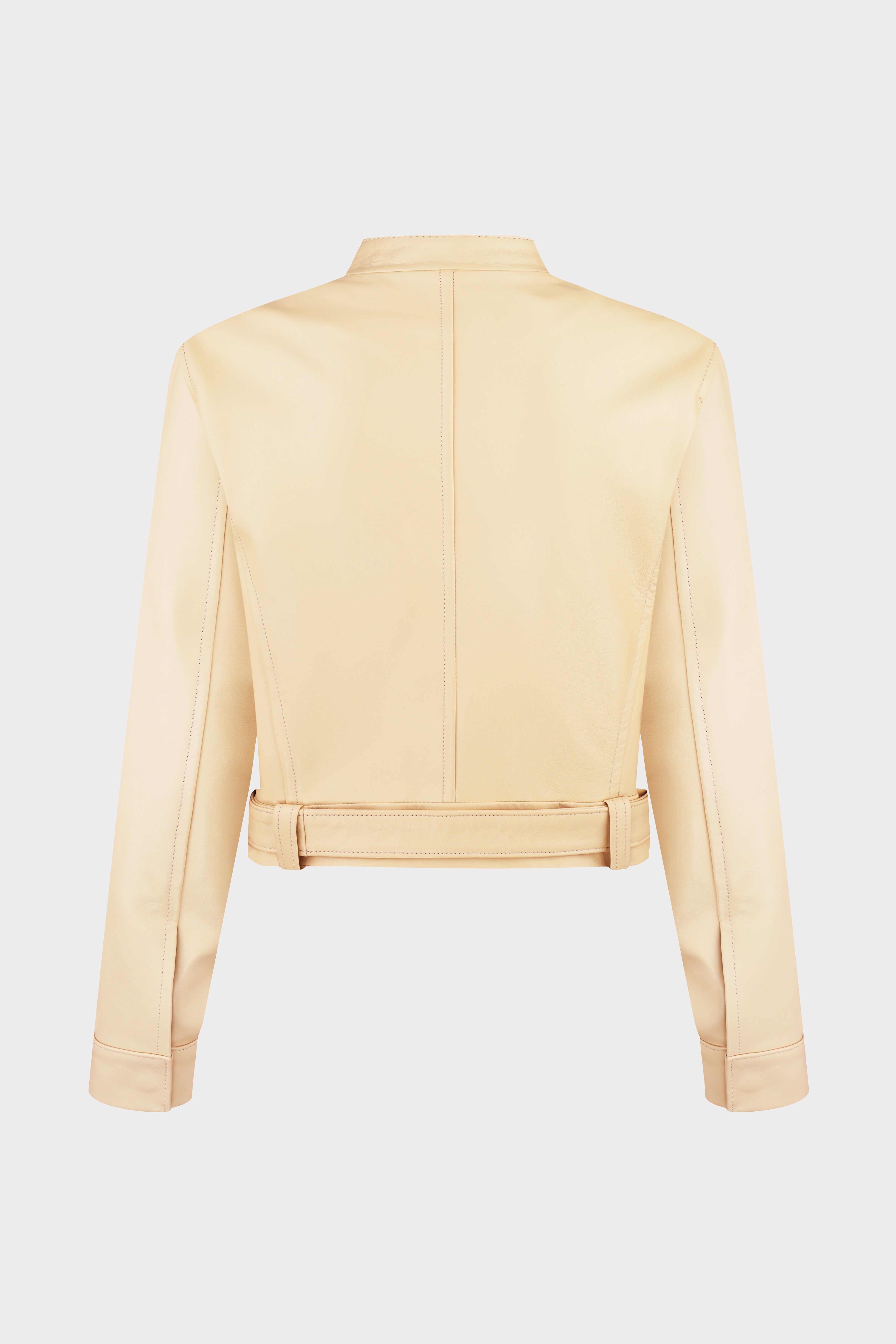 Lila moto jacket
