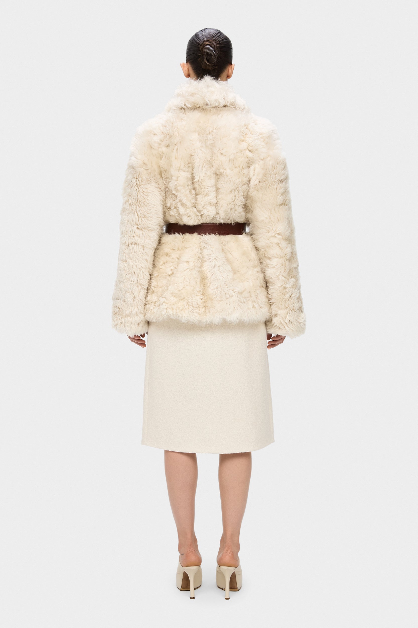 Margot short shearling coat (2222/4)