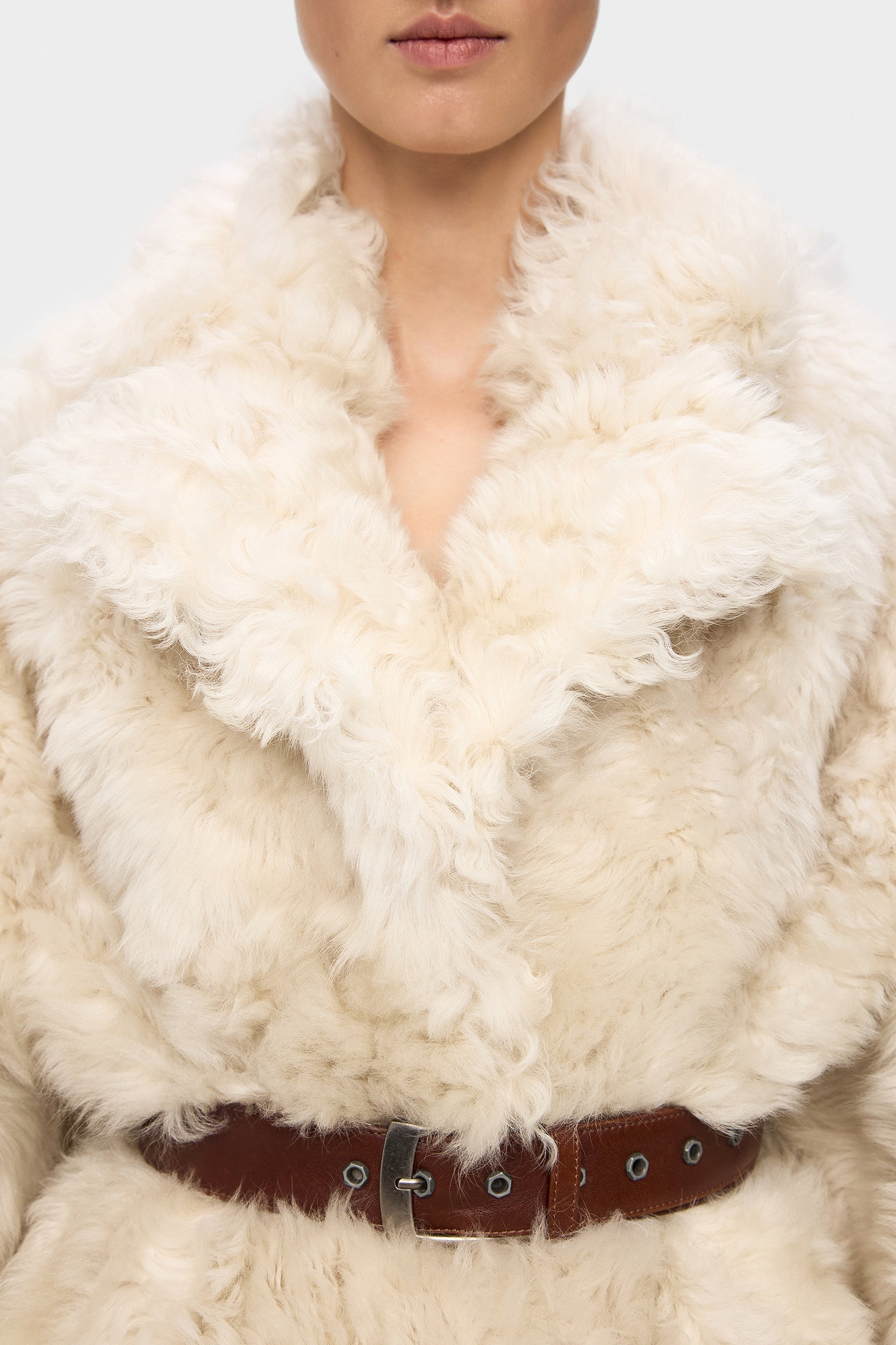 Margot short shearling coat (2222/4)