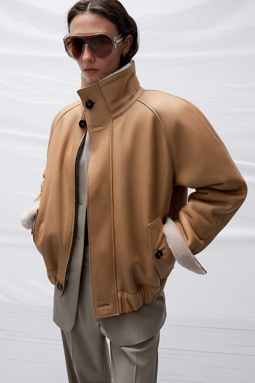 Arden shearling jacket(W26.8.25)