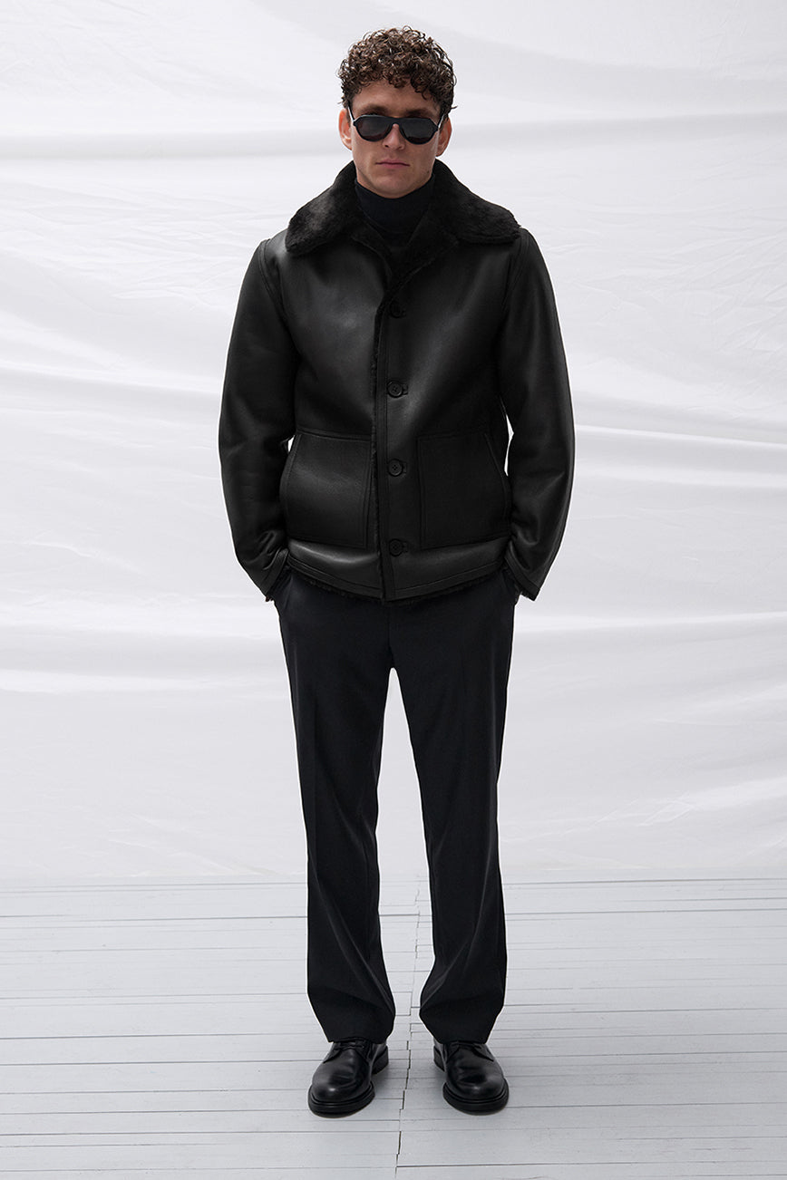 Ressa shearling jacket(W26.32.1)