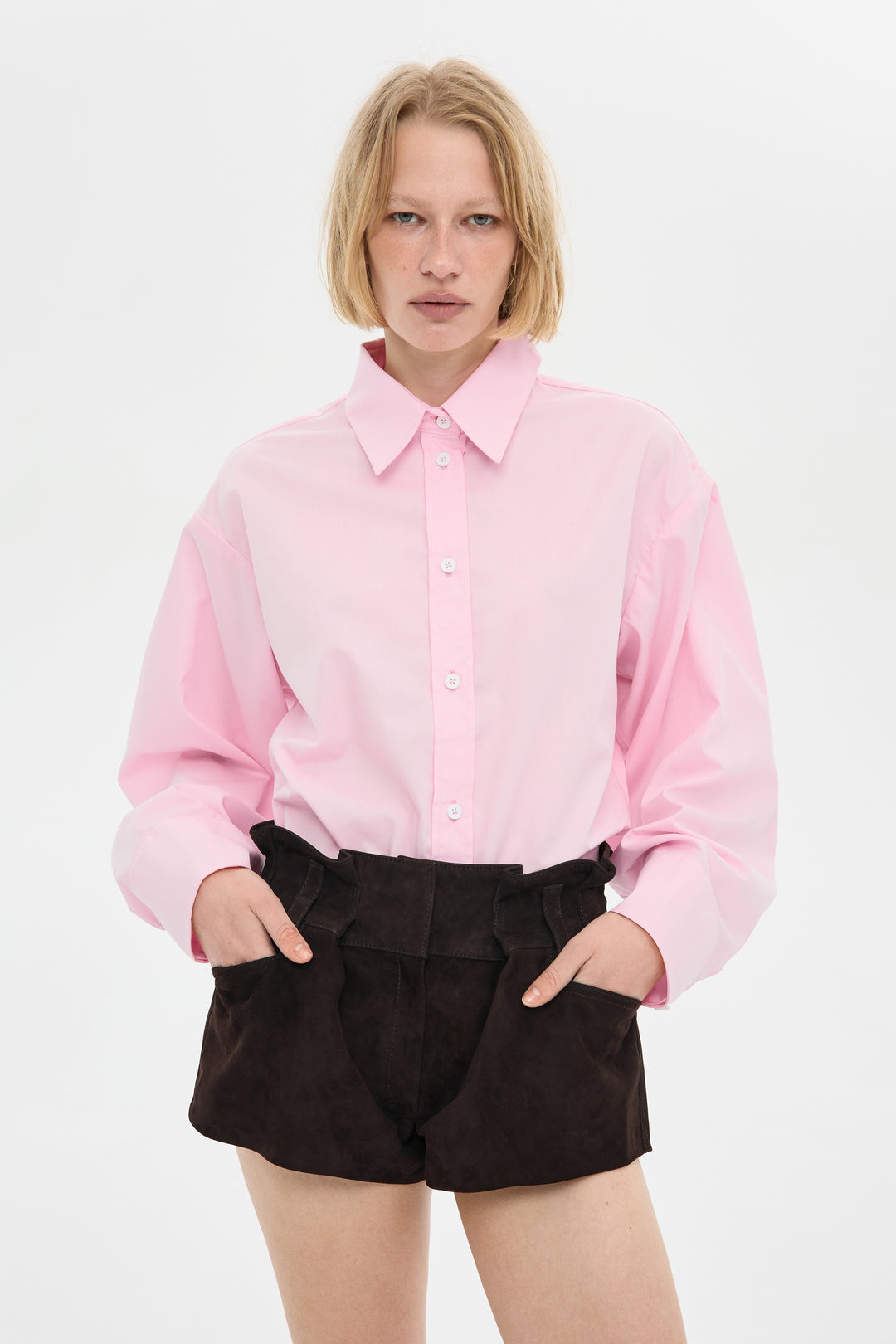 CANDY COTTON SHIRT IN PINK