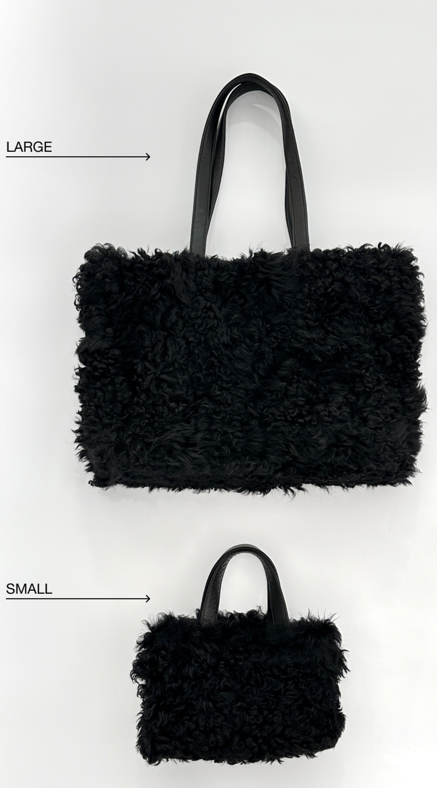 Sheepskin bag