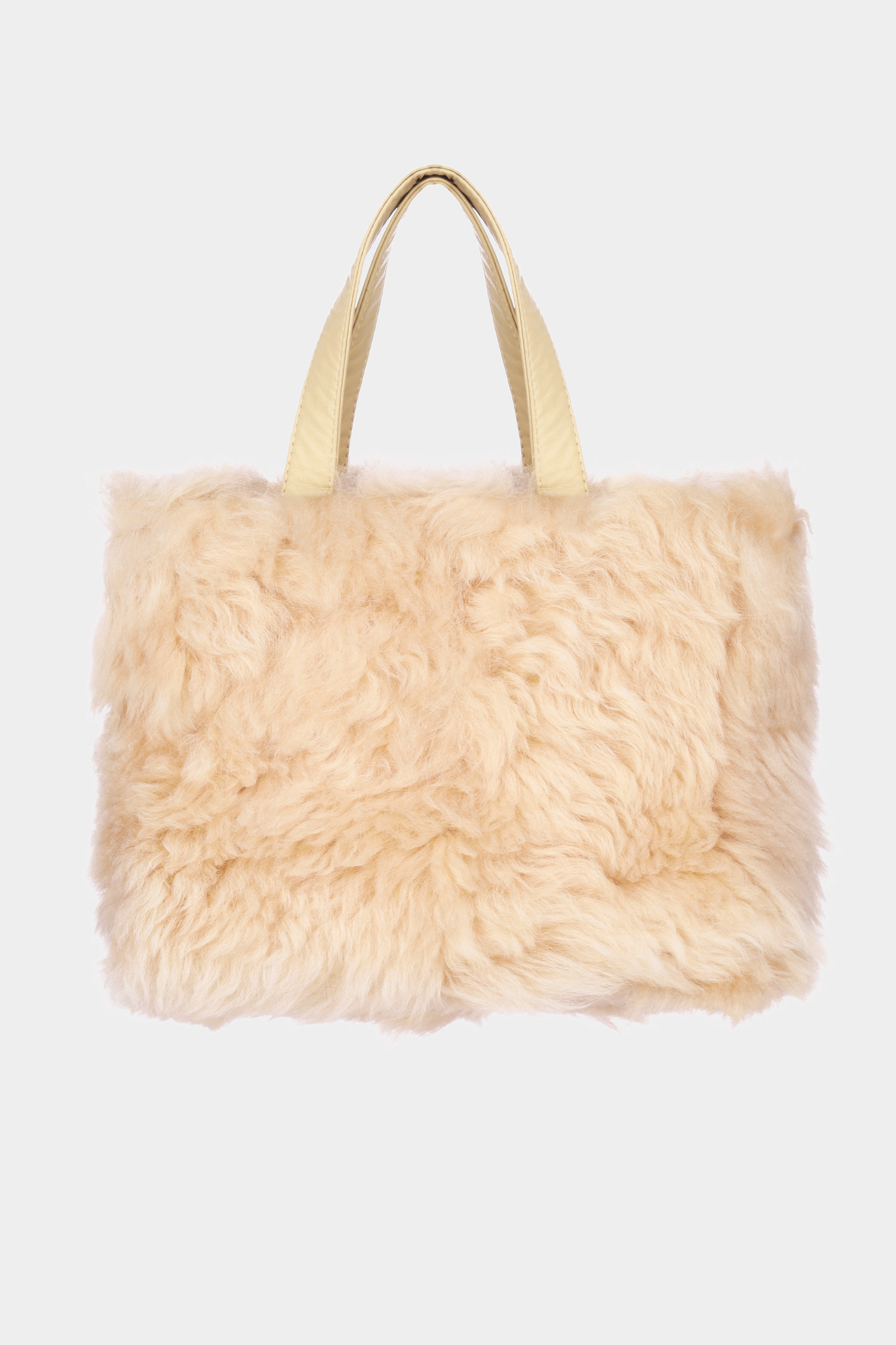 Sheepskin bag