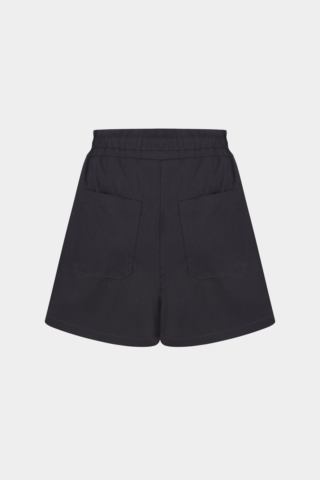 KIRA COTTON MINI SHORTS IN BLACK