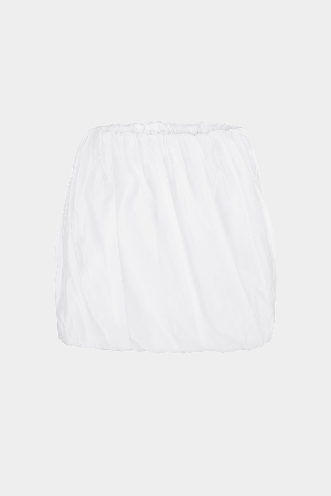 AGATHA MINI SWIRL SKIRT IN WHITE