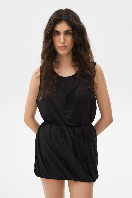 TILLY LAYERED TANK TOP IN BLACK