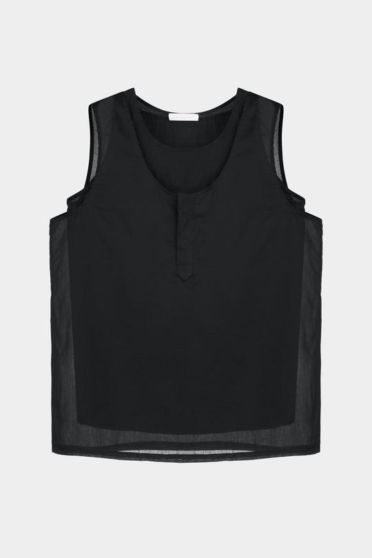 TILLY LAYERED TANK TOP IN BLACK