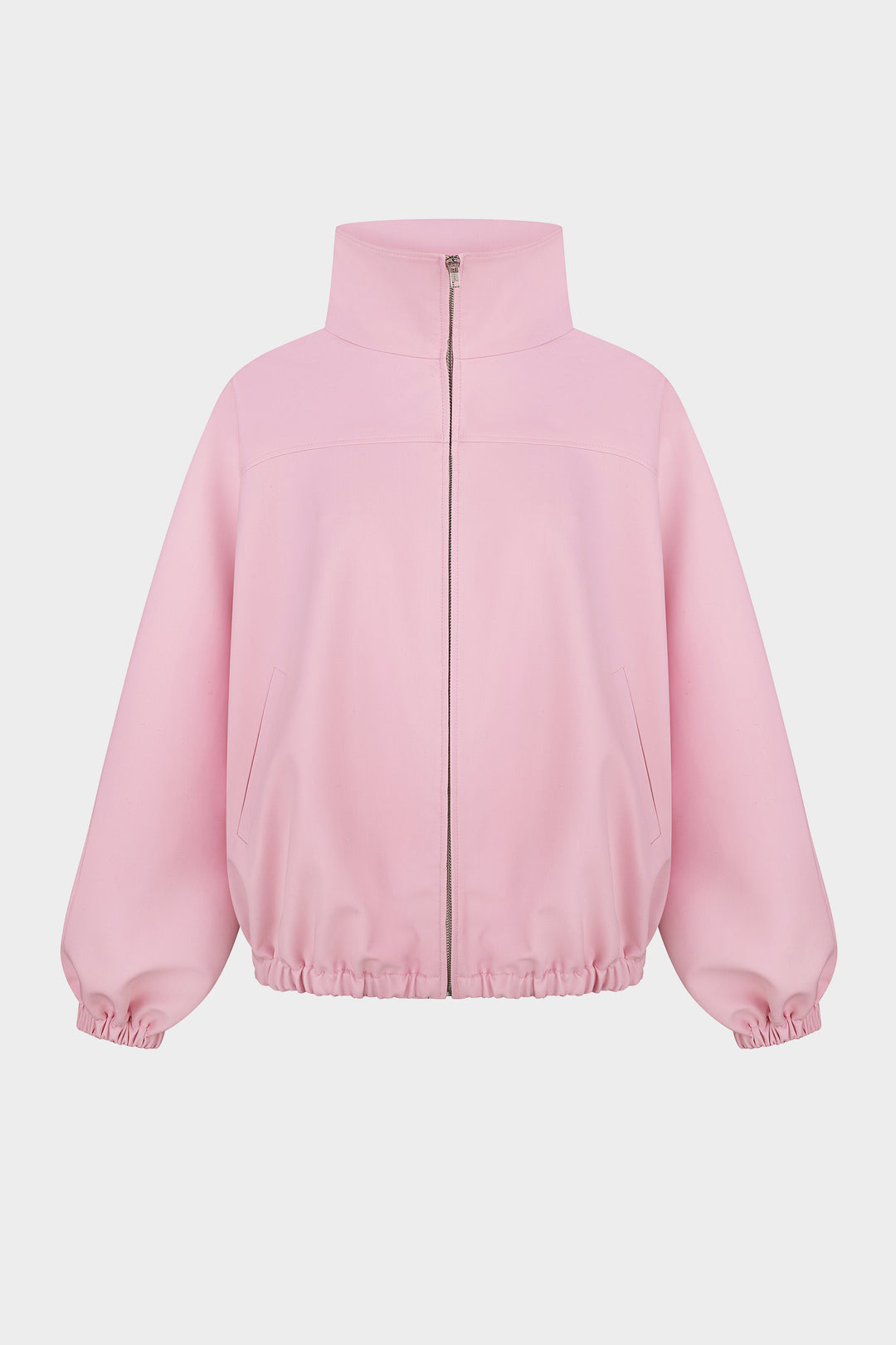 BLAIR BOMBER JACKET WITH EXTRA WIDE SLEEVES IN CANDY PINK