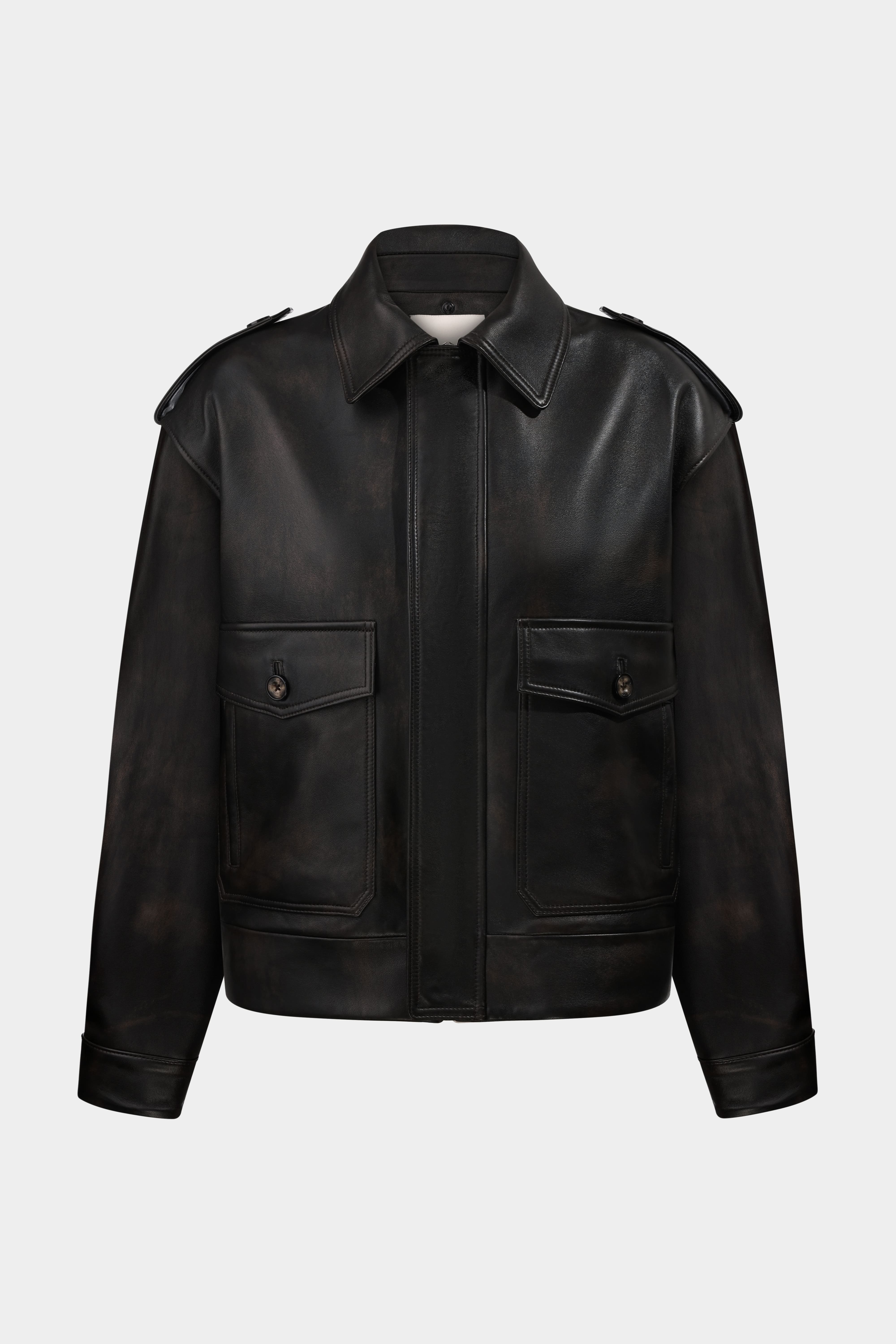 【archive】sullen Bomber Leather-jacket archive】sullen Bomber Leather-jacket Vintage leather jacket