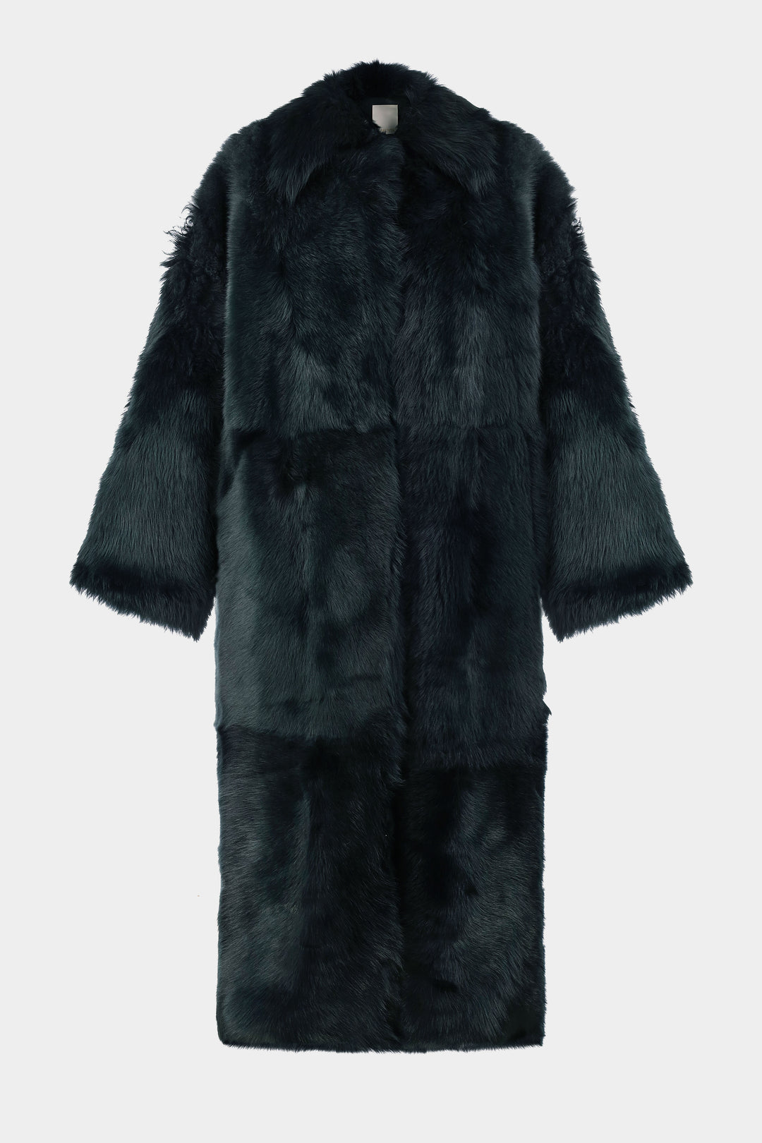 SIERRA TOSCANA SHEARLING COAT IN EMERALD GREEN