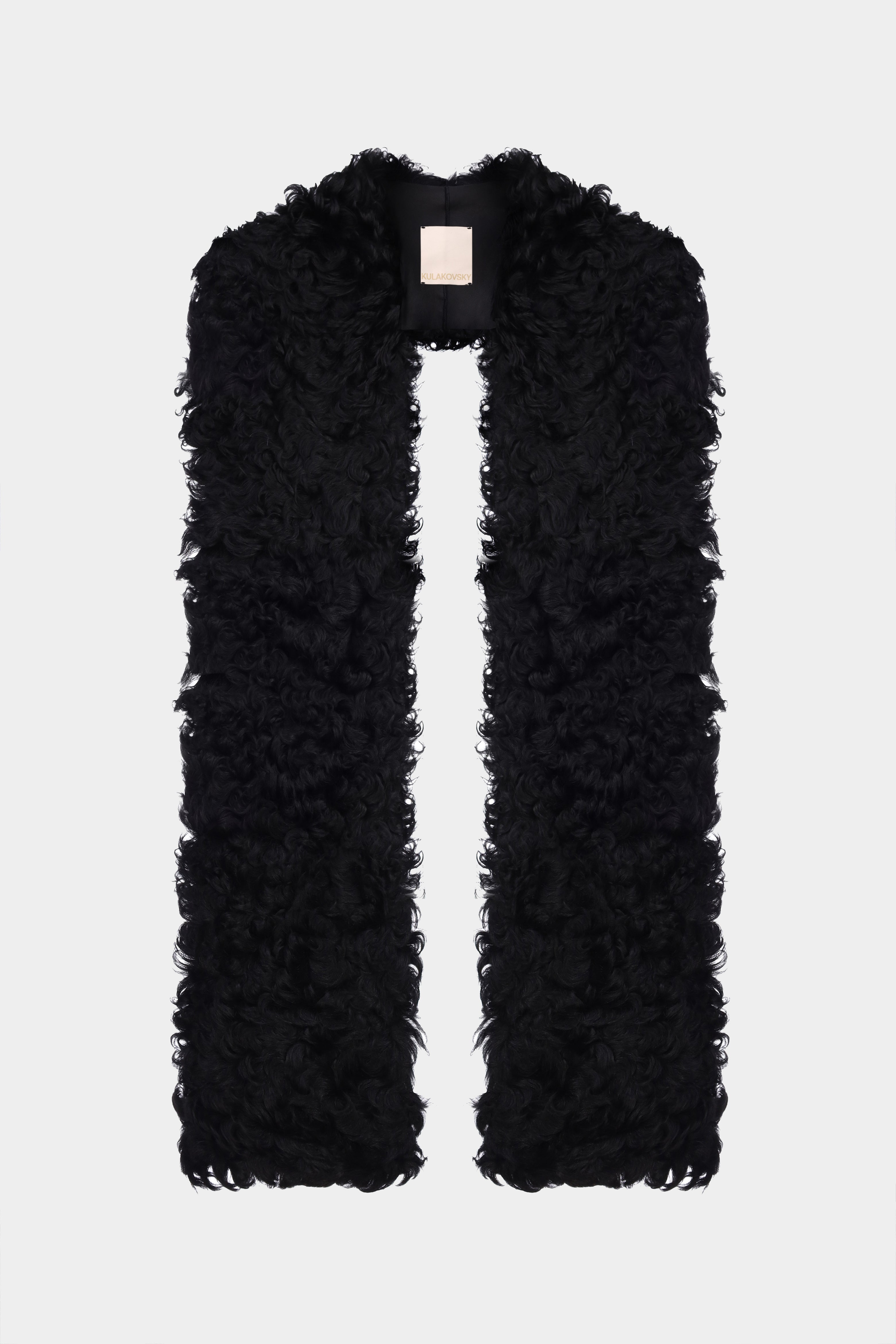 Ravel shearling scarf(W26.30.1)