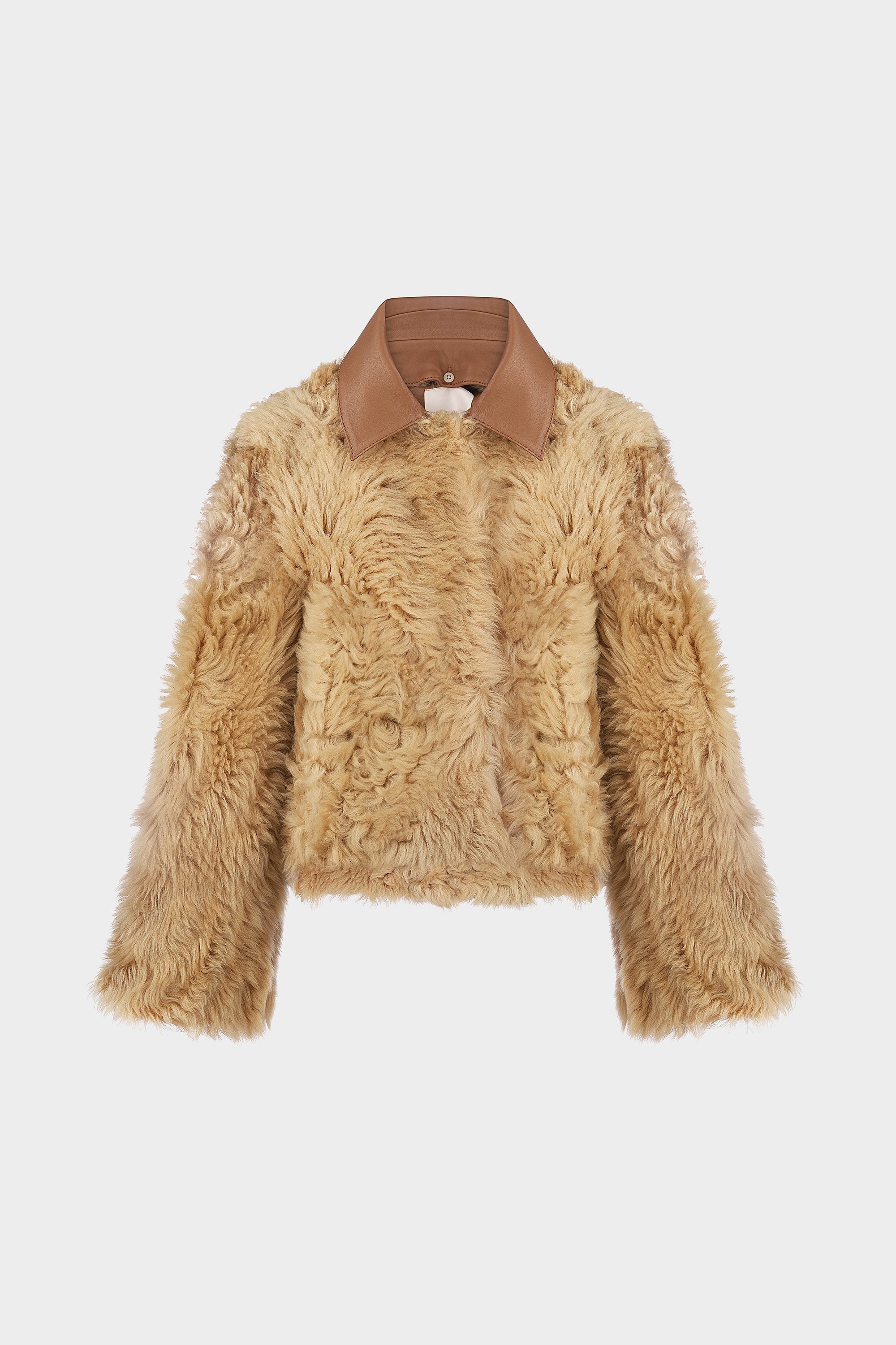 Deriha short shearling coat