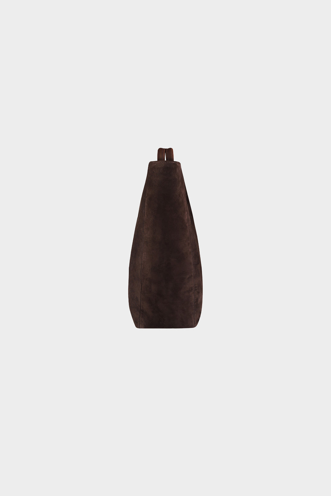 BROWNIE MEDIUM SUEDE BAG IN DARK BROWN