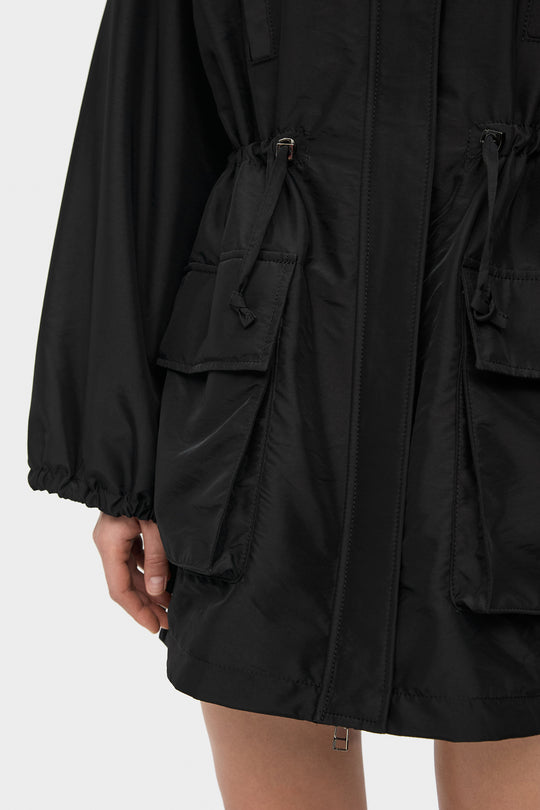 RORY PARKA JACKET IN BLACK