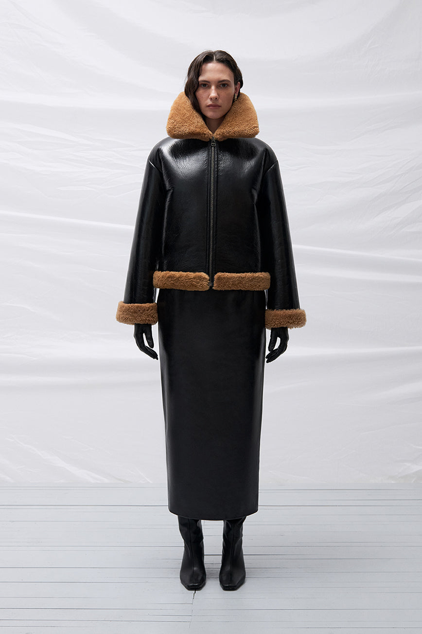 Tera shearling jacket(W26.6.1)