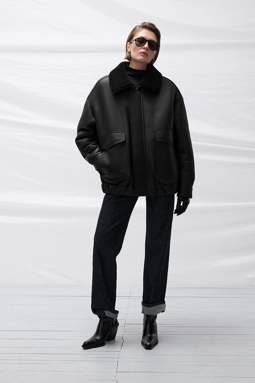 Jackson shearling jacket(W26.9.1)