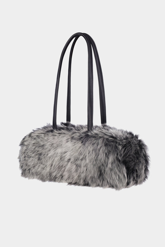 COLETTE SHEARLING BAG IN ASH NOIR