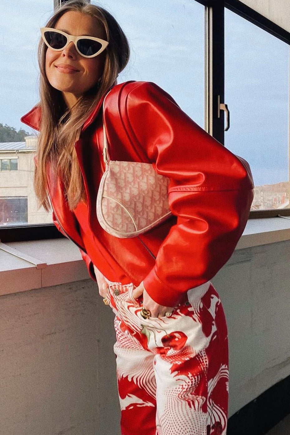 Signature cropped jacket