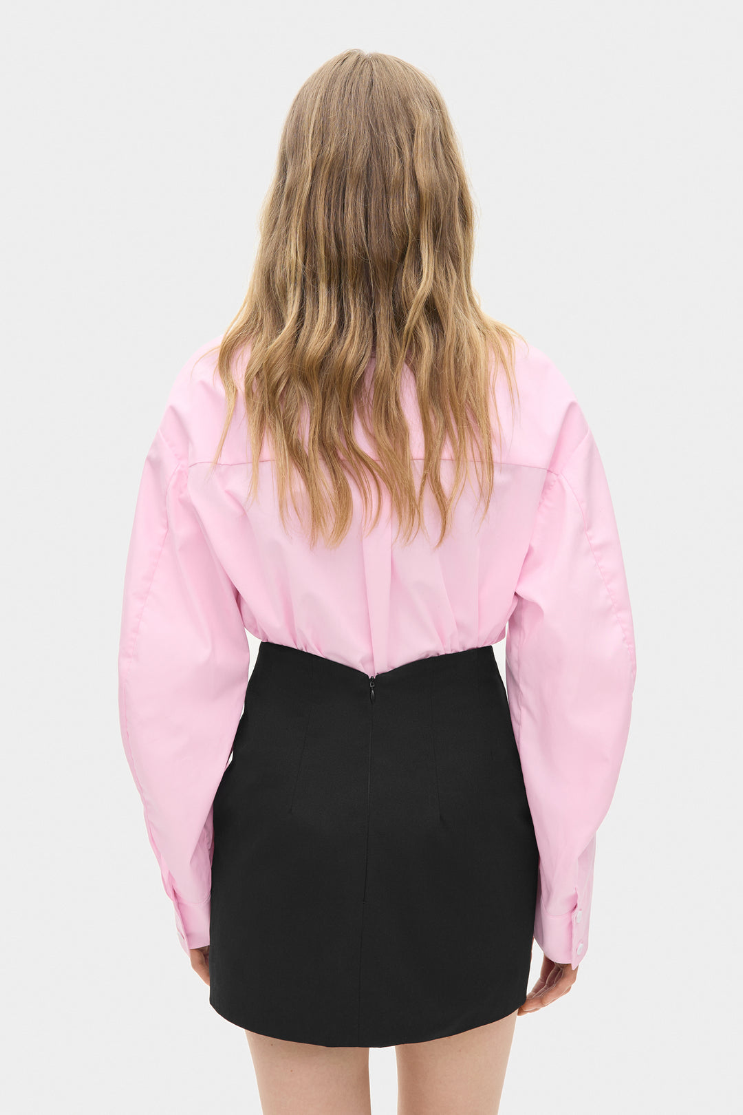 MACY COTTON MINI SKIRT IN BLACK