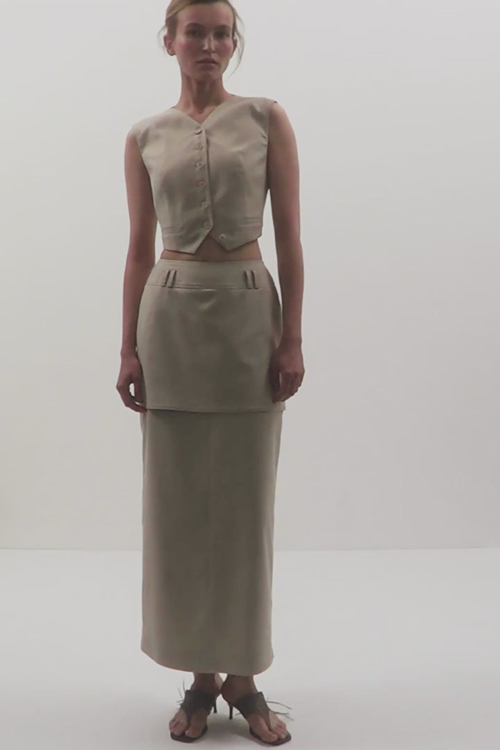 RUSALKA BEIGE SKIRT