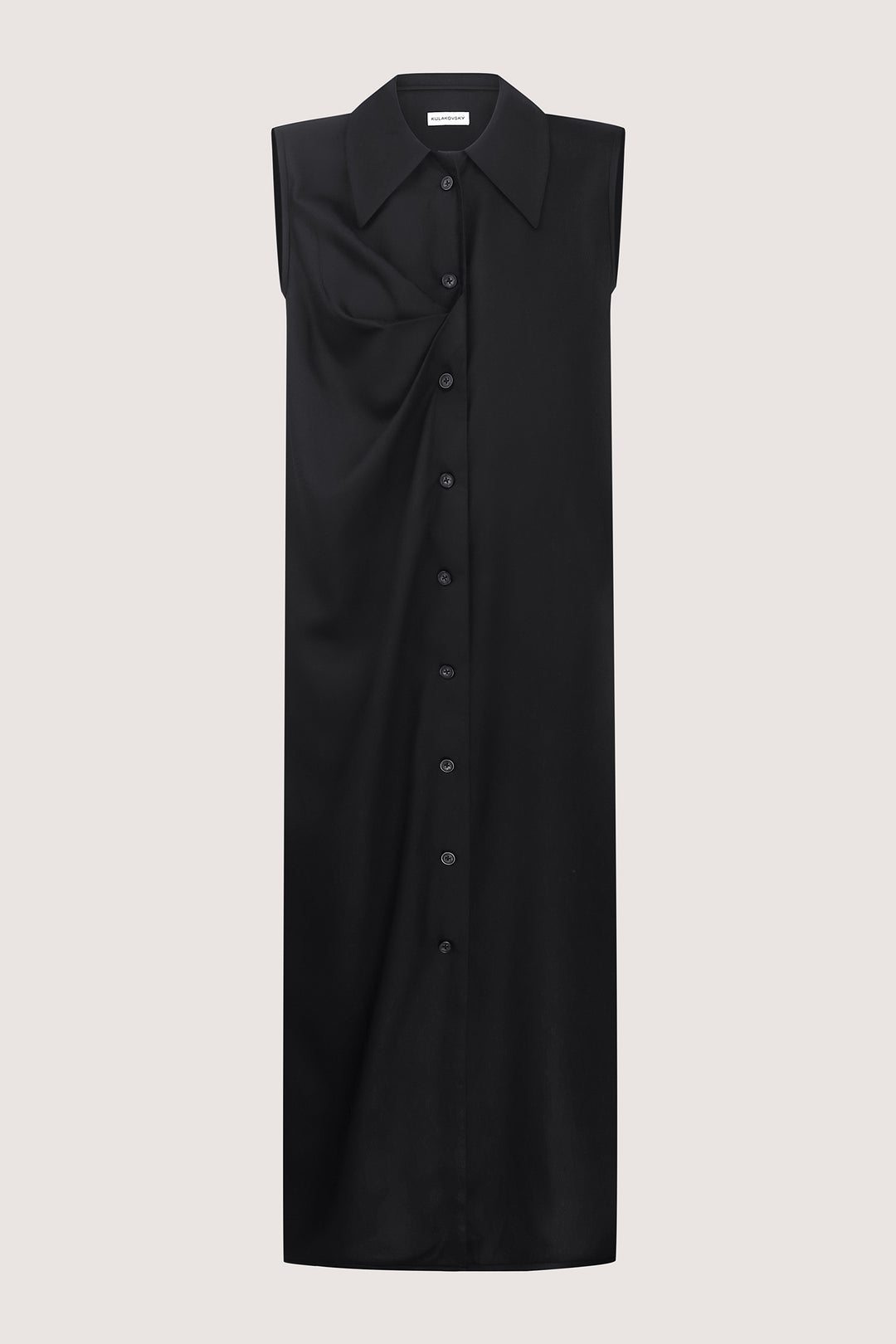 RESORT BLACK MIDI DRESS