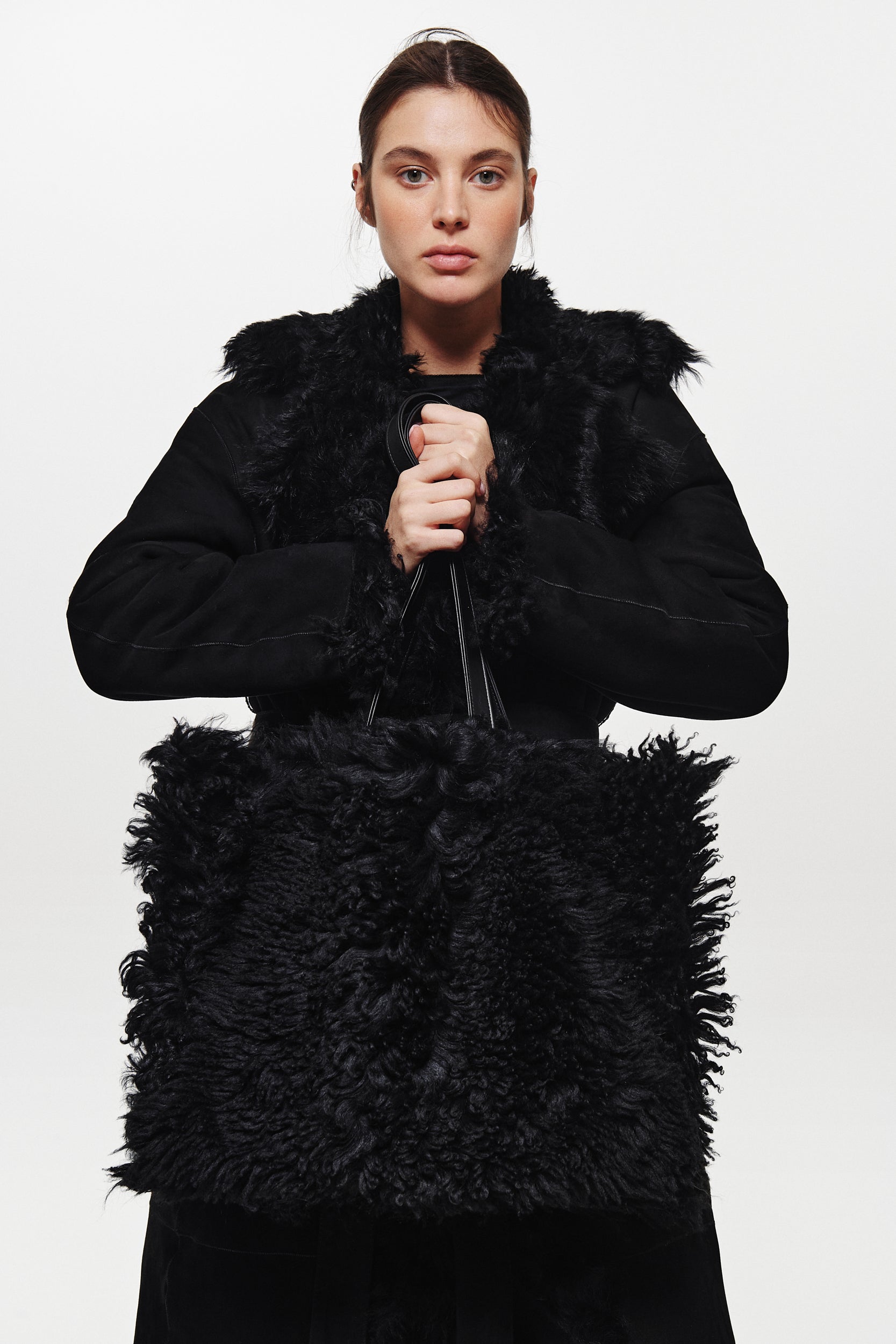 Sheepskin bag