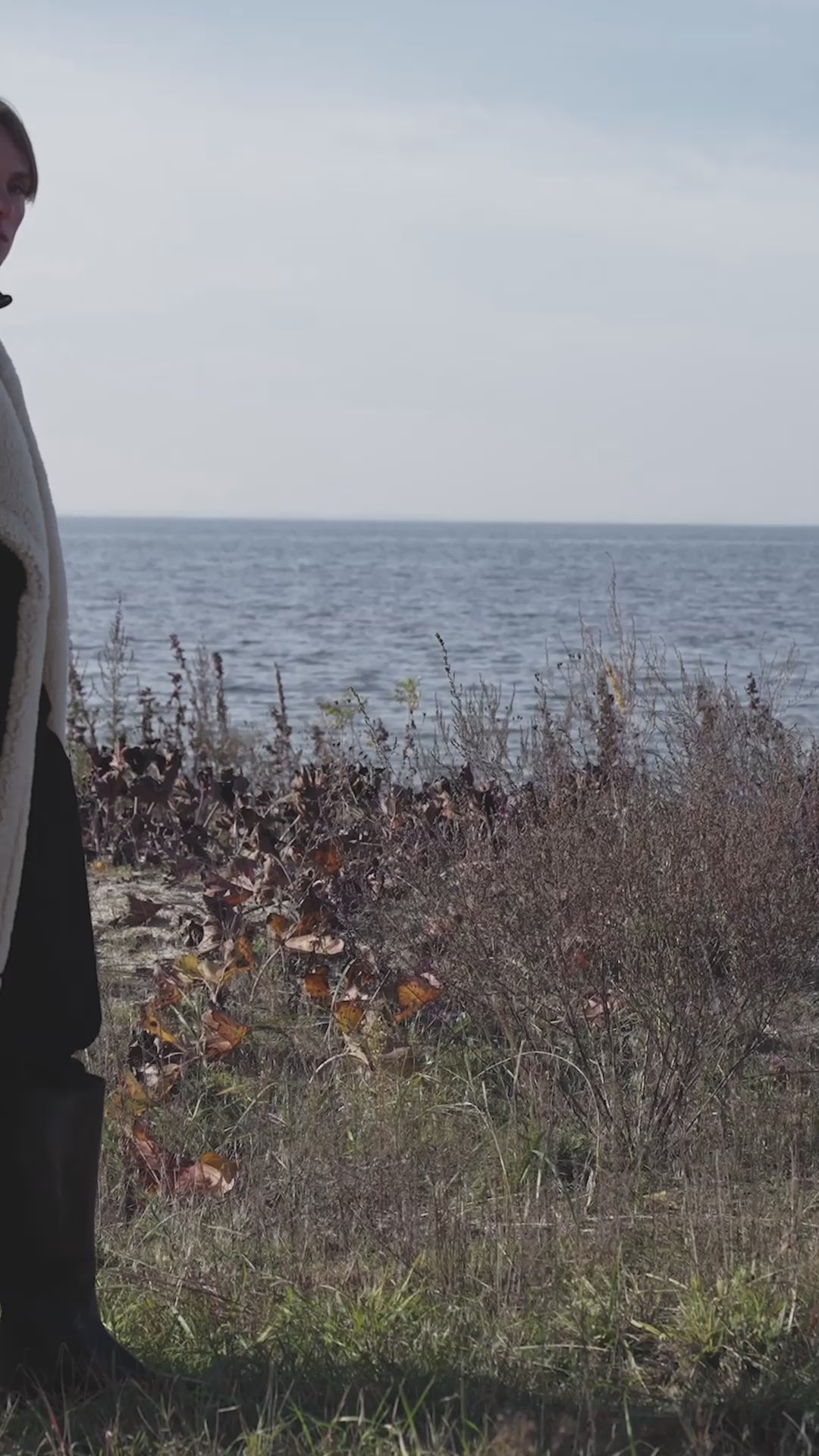 REVERSIBLE SHEARLING COAT