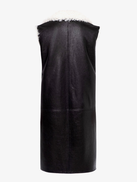 VEST WITH TIGRADO FUR