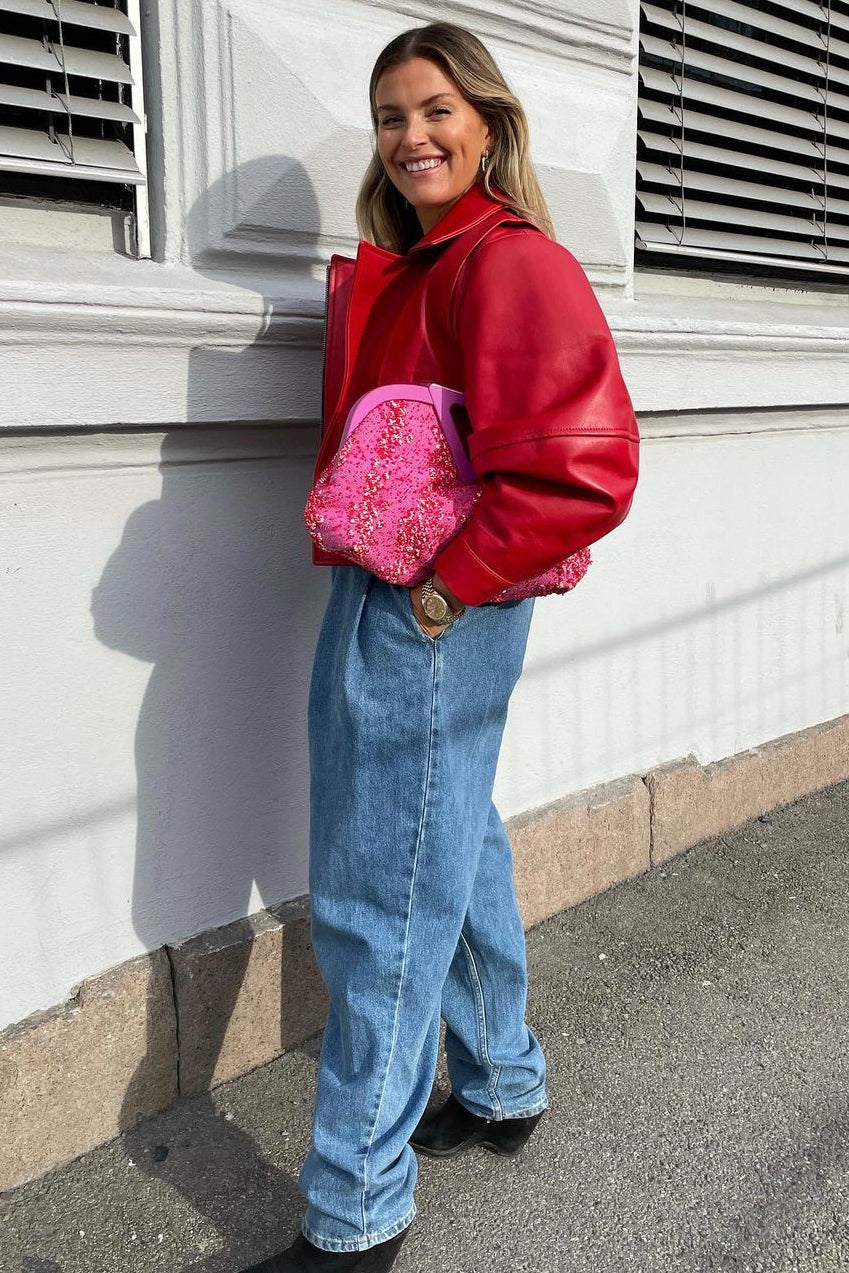 Signature cropped jacket
