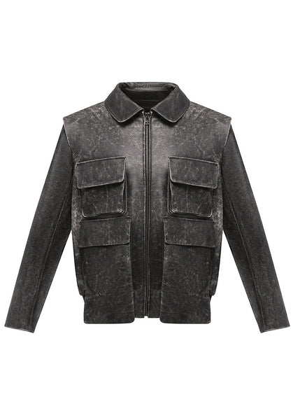CALUX BOMBER JAKET グレー Hooded Long Bomber Jacket Black/Mauve DU02C5765-SDRUB – NOMAD