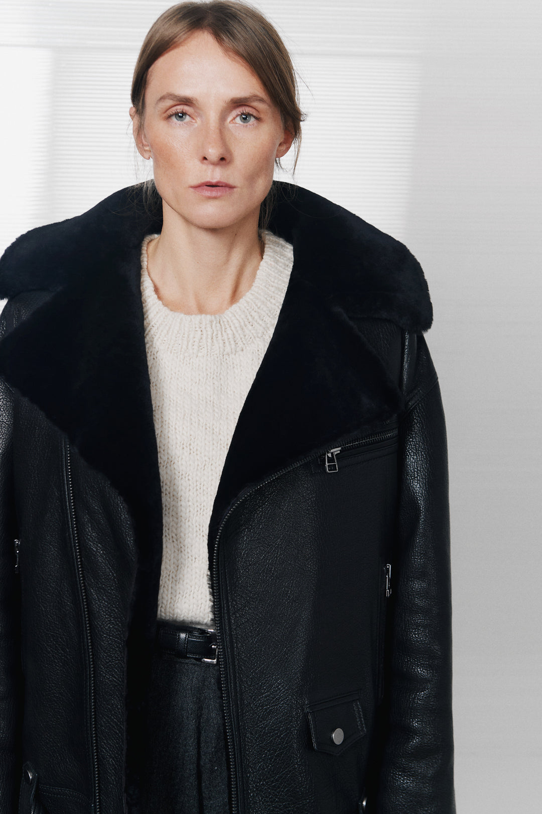 PILOT SHEARLING JACKET
