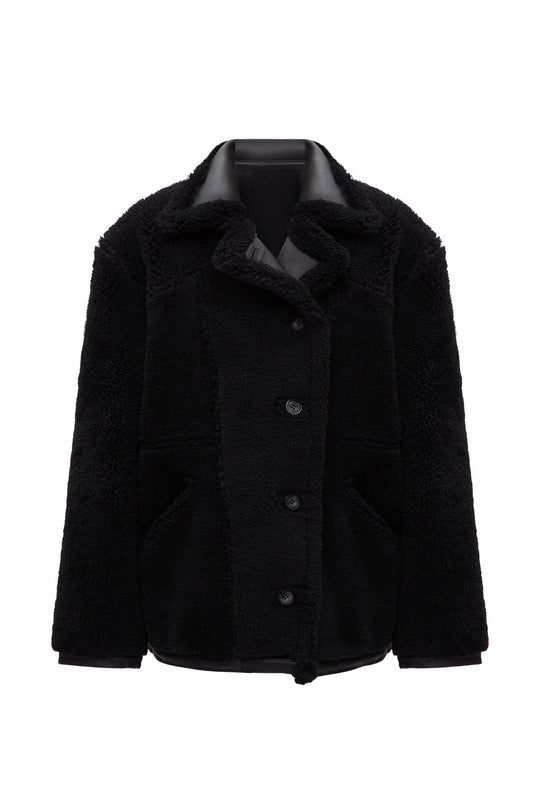 REVERSIBLE SHEARLING JACKET "MRIYA"