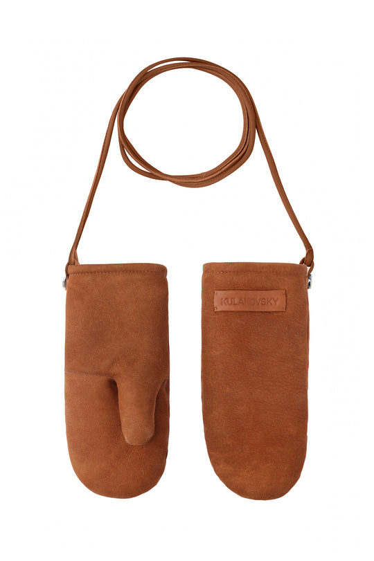 SHEARLING MITTENS